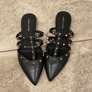 Marc Fisher Studded Mules
